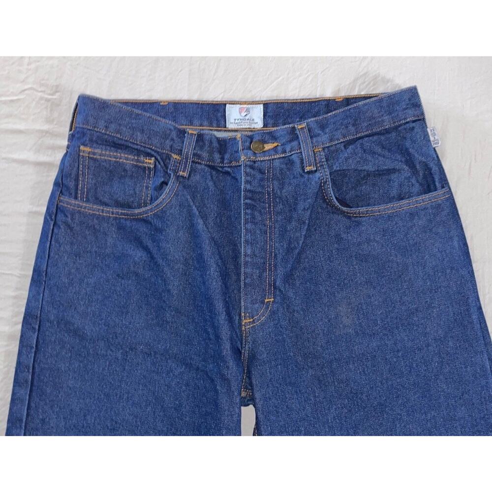 Tyndale FR Arc 23.6 Cat 2 Flame Resistant 5-Pocket Cotton Denim Work Jeans 34X34 - Picture 8 of 11